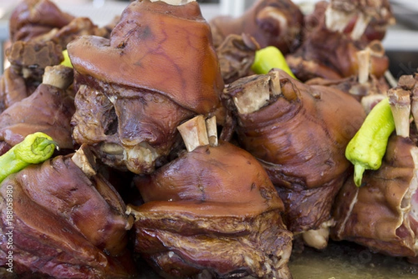 Obraz Pork steak with pepper