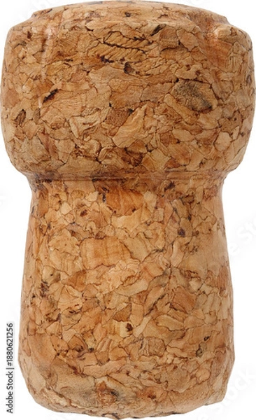 Obraz Wine bottle stopper isolated on white background