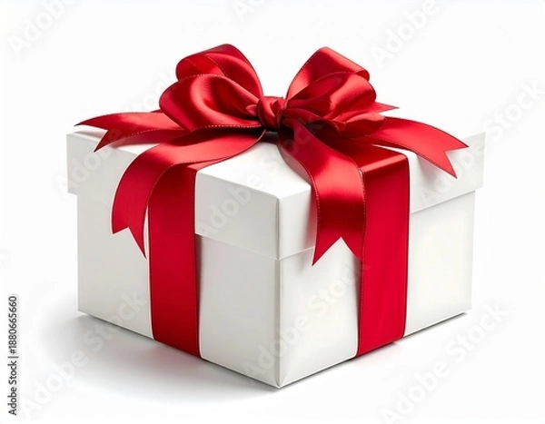 Obraz red gift box