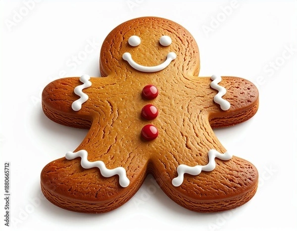 Obraz gingerbread man cookie