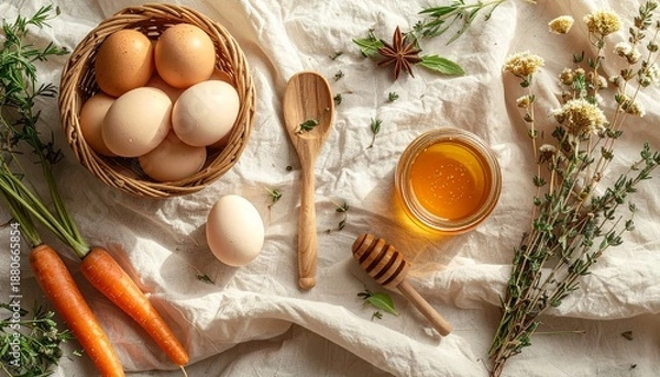 Obraz easter still life