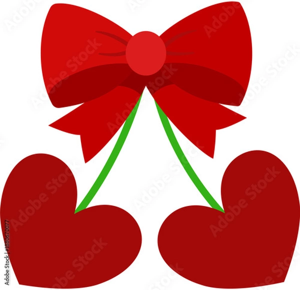 Obraz Valentine day ribbon