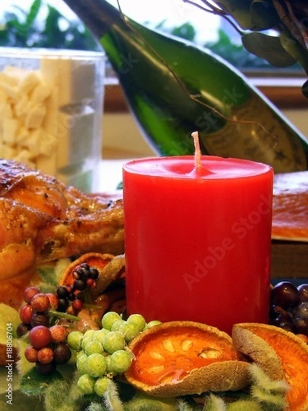 Fototapeta Bougie de Noel