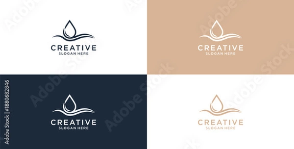 Obraz Pure Water Solutions vector logo
