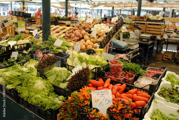 Obraz Vegetables at market