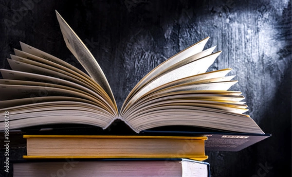 Obraz Composition with an open book