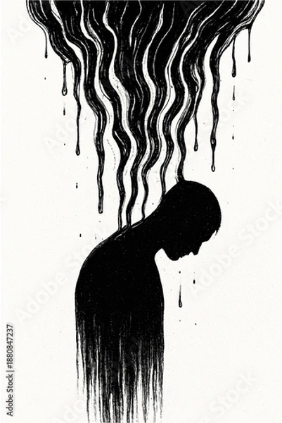 Obraz Abstract Freefall