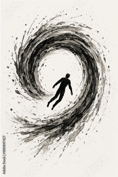 Obraz Abstract Freefall