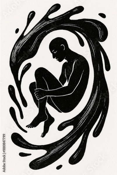 Obraz Abstract Freefall