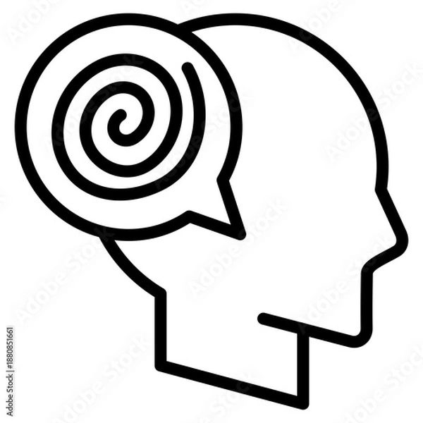 Obraz Psychosis  Icon Element For Design