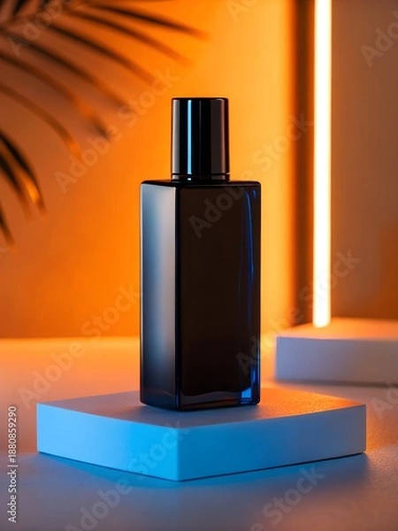 Obraz Elegant perfume bottle on display