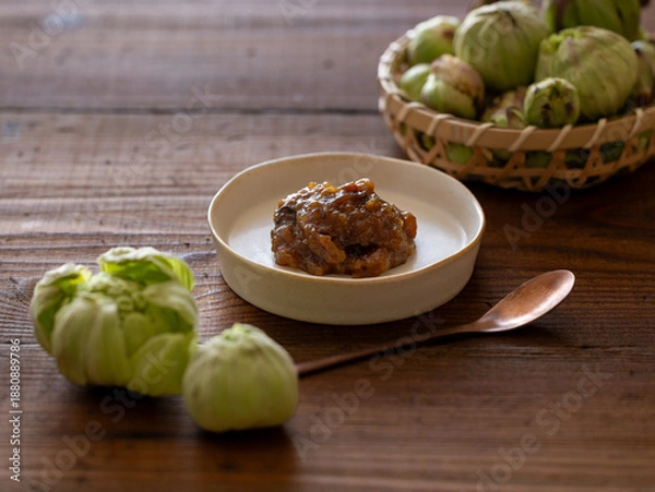 Fototapeta 蕗味噌