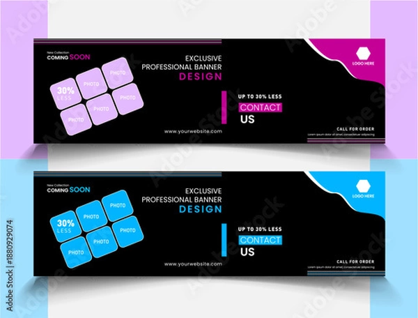 Fototapeta Billboard design concept sample idea