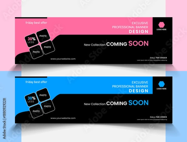 Fototapeta Billboard design concept sample idea