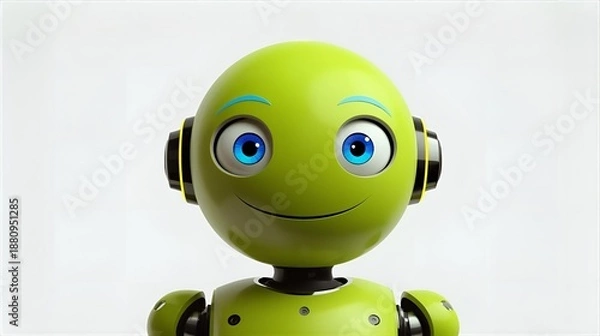 Obraz green robot