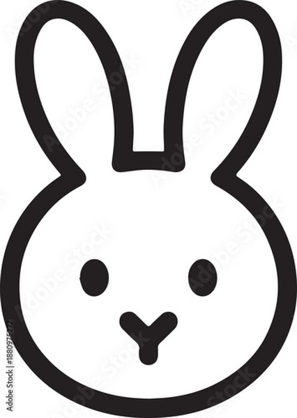 Obraz bunny icon