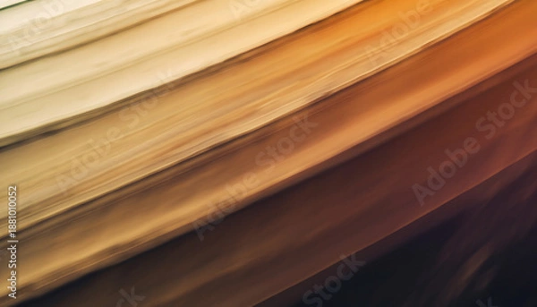 Obraz Abstract diagonal beige and brown motion lines　ベージュと茶色の斜めラインが流れる抽象背景