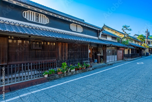 Obraz 奈良　明日香村　岡の町並み