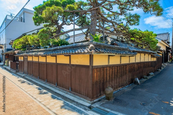 Obraz 奈良県　御所市の町並み