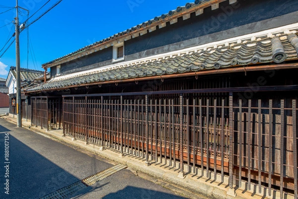 Obraz 奈良県　御所市の町並み