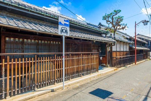 Obraz 奈良県　御所市の町並み