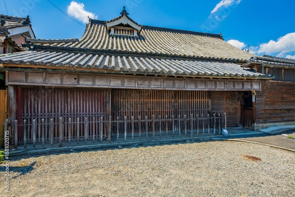 Obraz 奈良県　五條市　五条新町の町並み