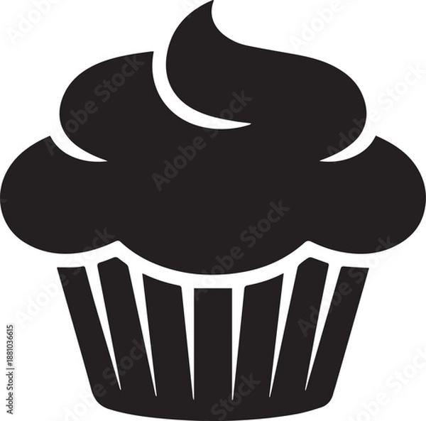 Obraz cupcake icon