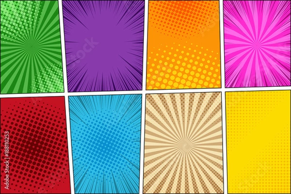 Obraz Comic book background