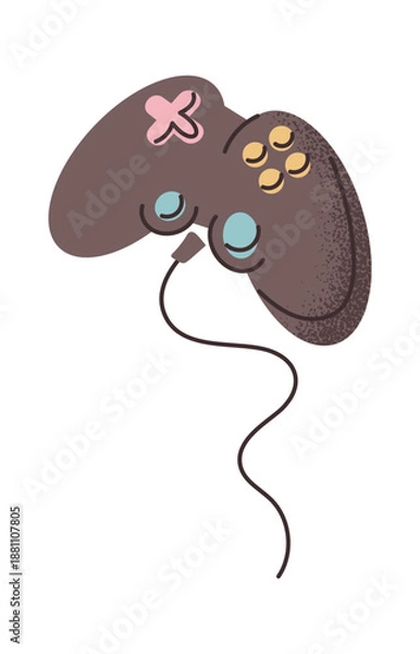 Obraz Gamepad streaming icon blogging element