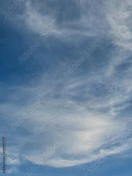 Obraz blue sky with clouds