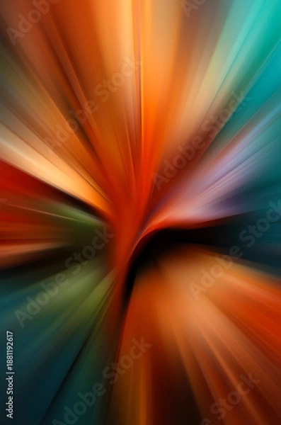 Obraz abstract colorful background with rays