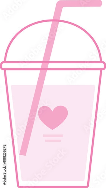 Obraz 핑크 커피 컵