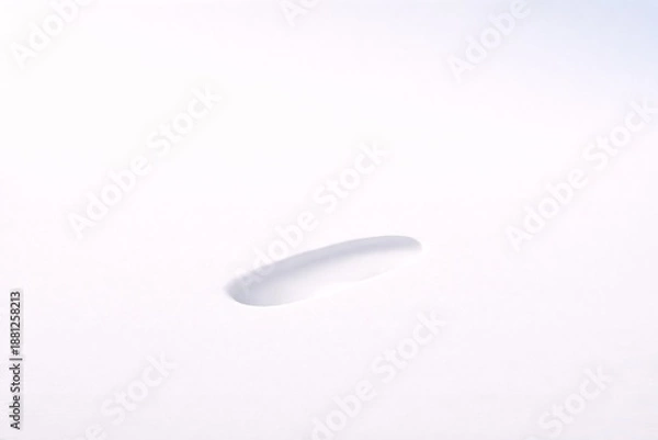 Fototapeta Irreversible Mark on White Surface Representing Commitment