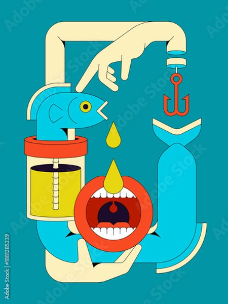 Obraz Mechanical Emotions