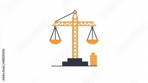 Obraz Construction Law Balance - Concept Image