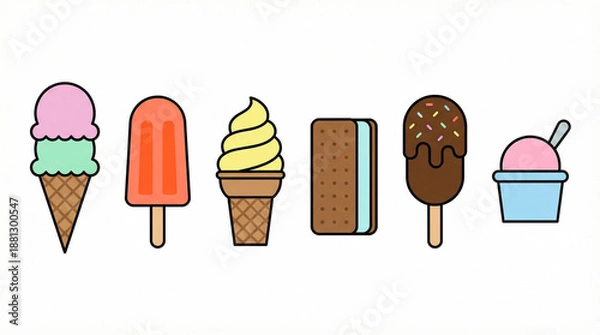 Obraz chocolate ice cream