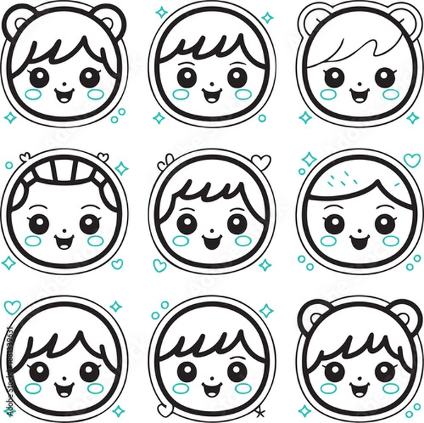 Fototapeta Online Messaging Notification Icon