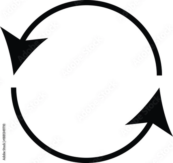 Fototapeta Cycle Refresh Arrow Icon