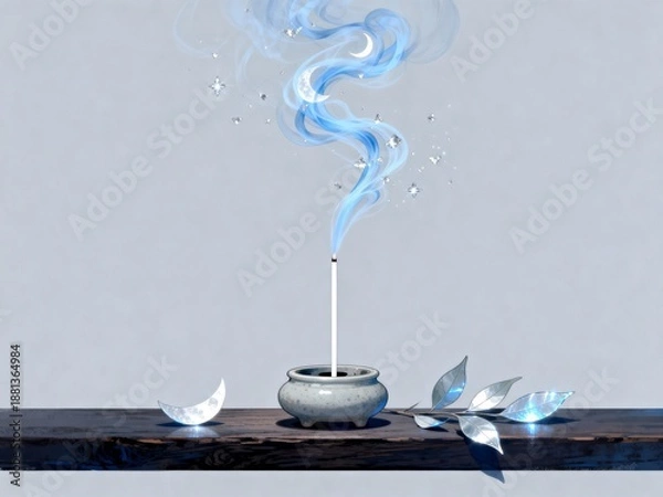 Fototapeta 先祖供養の現代的なイメージ