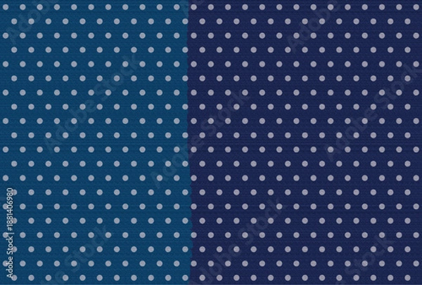 Obraz シンプルな布の模様のポルカ柄
