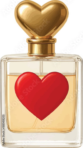 Obraz 3D Perfume Bottle