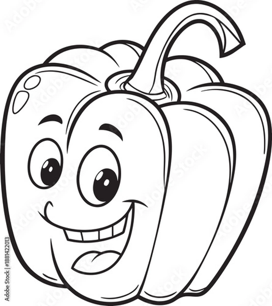 Obraz pumpkin with a smile