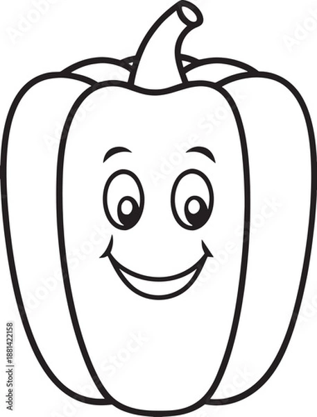 Obraz pumpkin with a smile