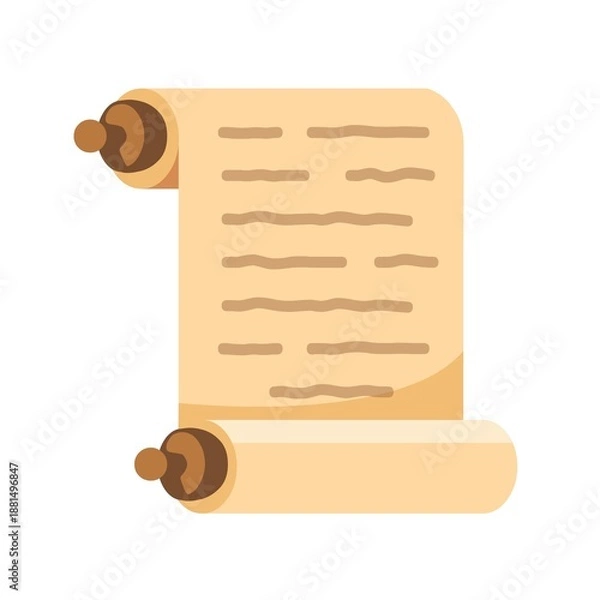 Fototapeta old scroll paper