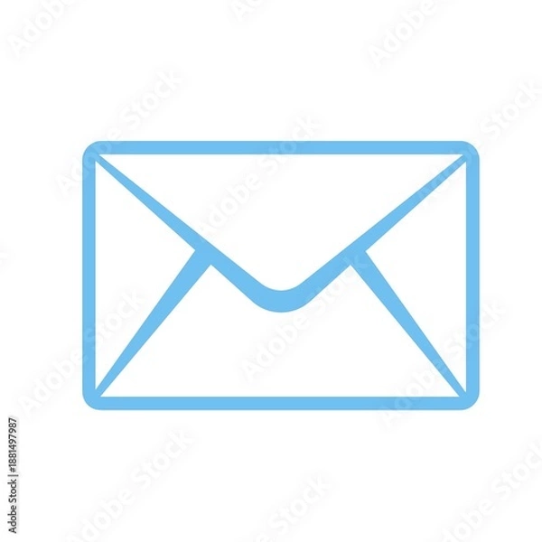 Fototapeta e mail icon