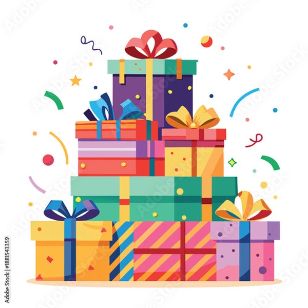 Obraz Colorful gift boxes