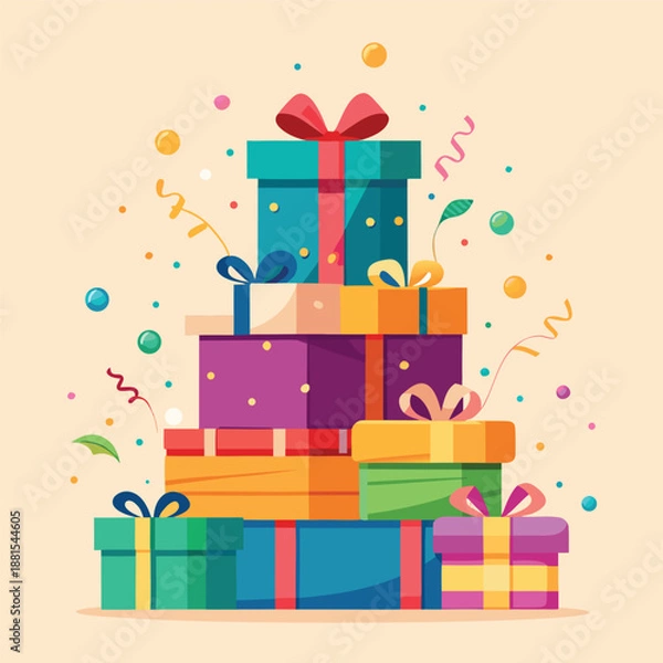 Obraz Colorful gift boxes