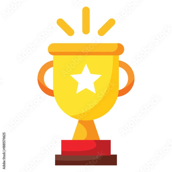Obraz Trophy icon design