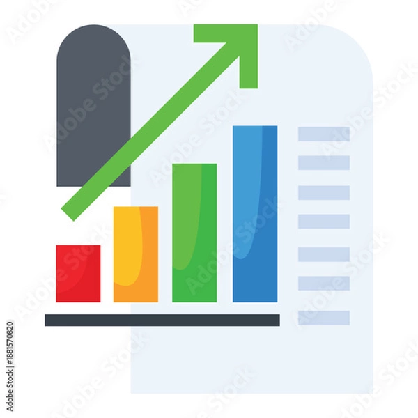 Obraz Analysis report icon design