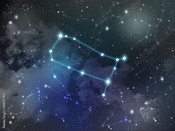 Obraz Gwiazda konstelacji Gemini Zodiak